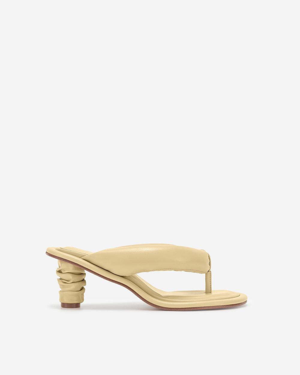 JW PEI Talia Puffed Sandal Women Shoes Beige | SG1010NB